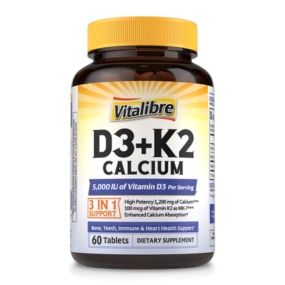 Vitamin D3 K2 with Calcium