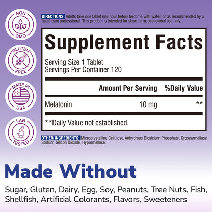 Melatonin 10mg Tablet