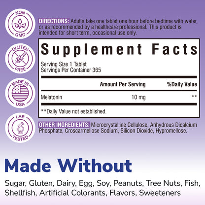 Melatonin 10mg Tablet