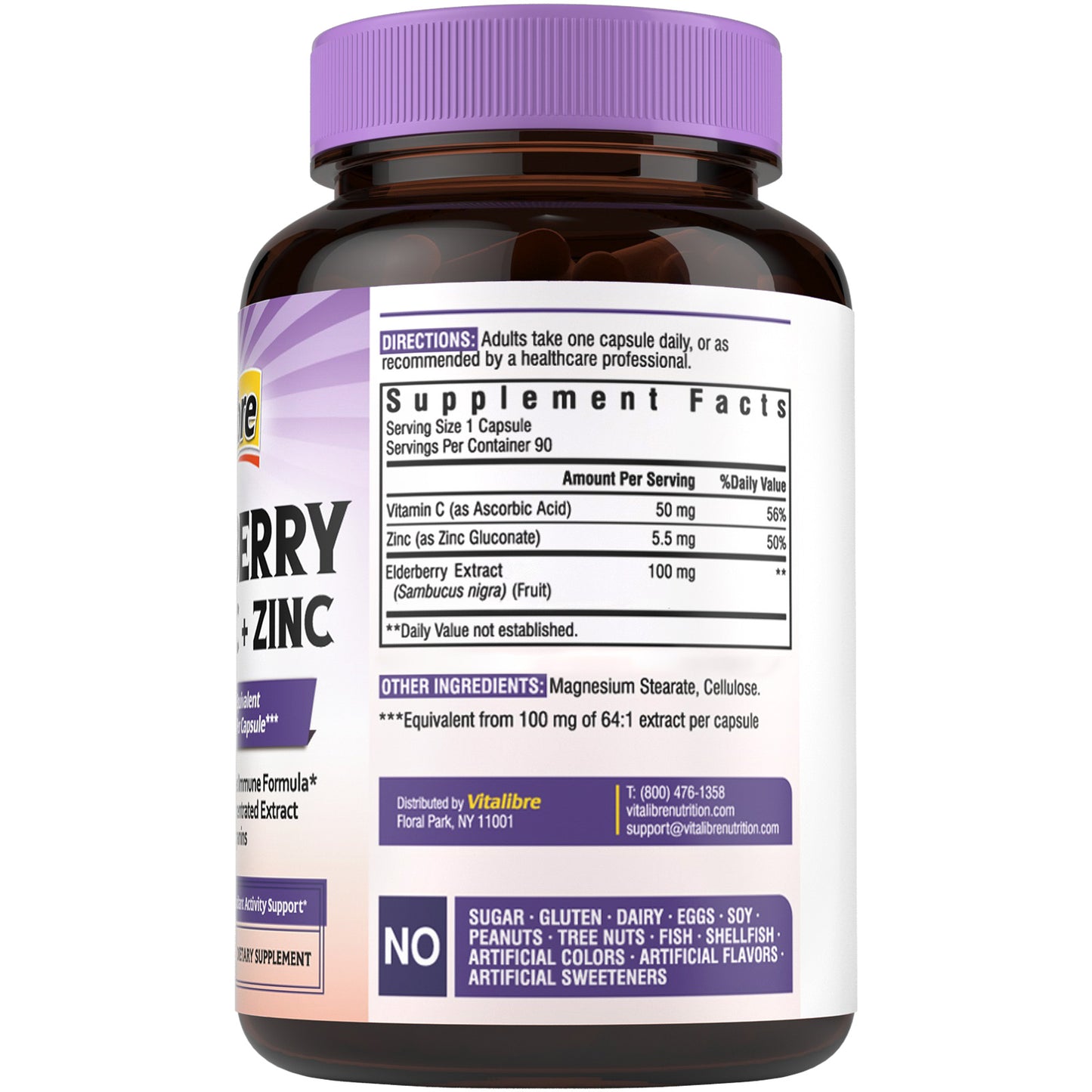Elderberry with Vitamin C & Zinc