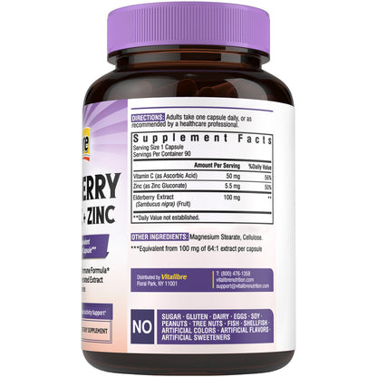 Elderberry with Vitamin C & Zinc