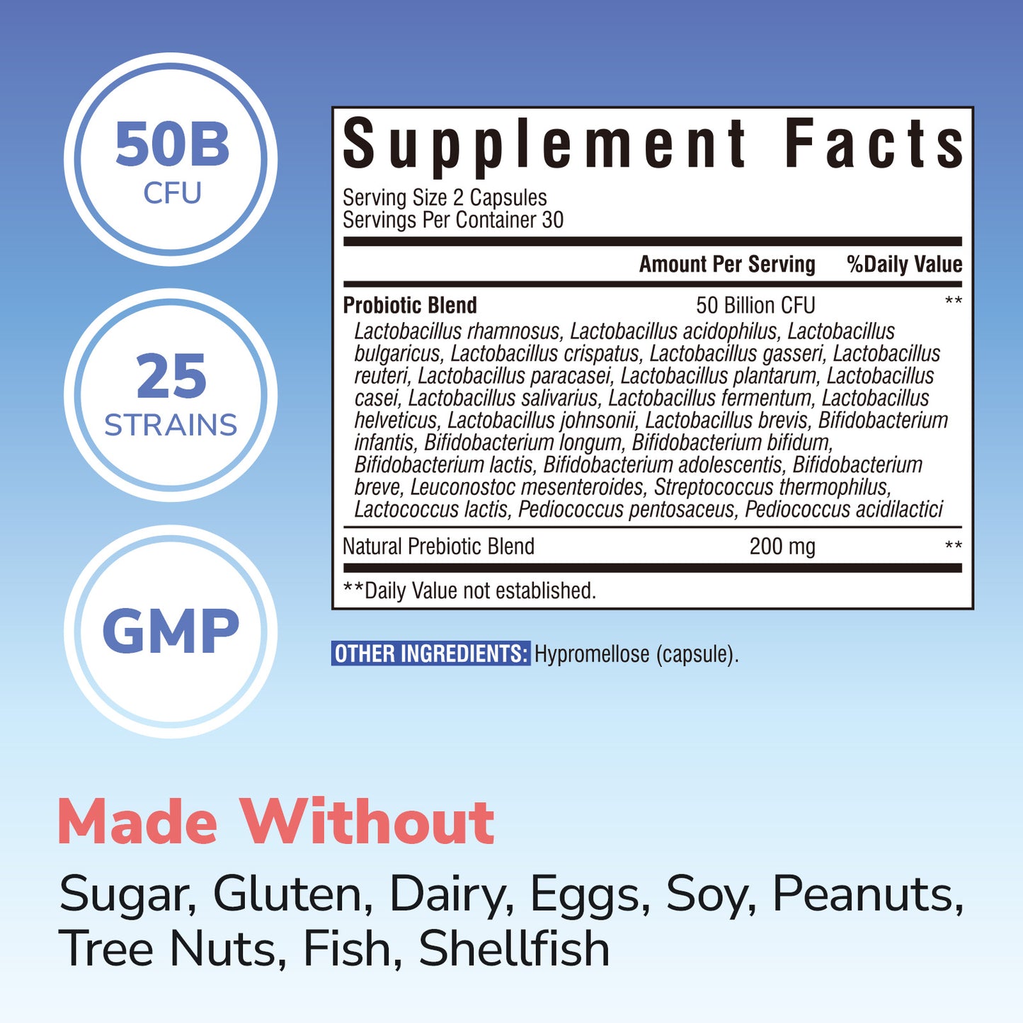Probiotics 50 Billion CFU