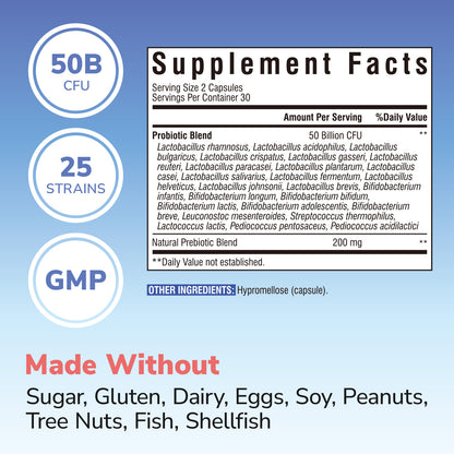 Probiotics 50 Billion CFU