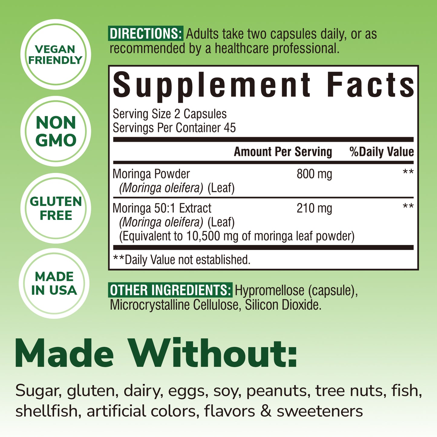 Moringa 11,300 mg