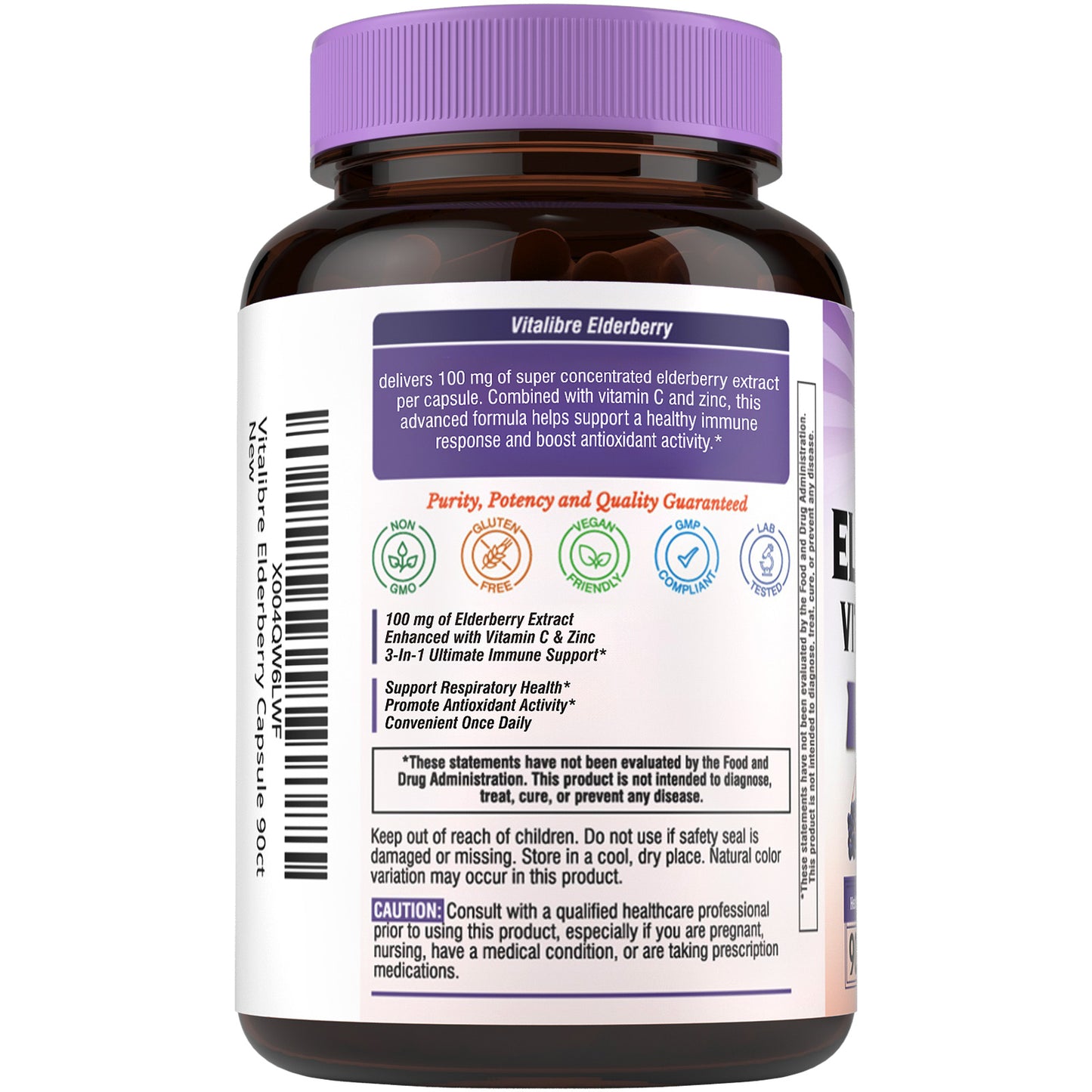 Elderberry with Vitamin C & Zinc