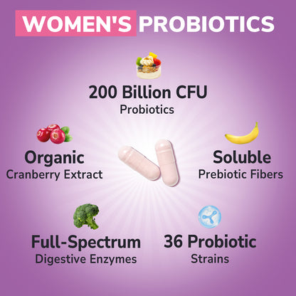 Women's Probiotics 200 Billion CFU