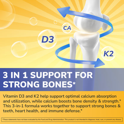 Vitamin D3 K2 with Calcium