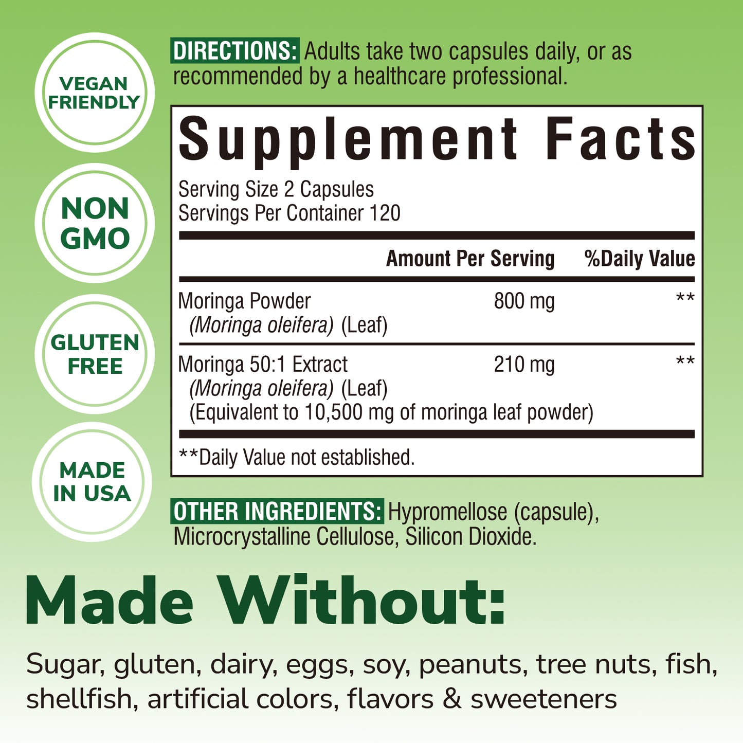 Moringa 11,300 mg