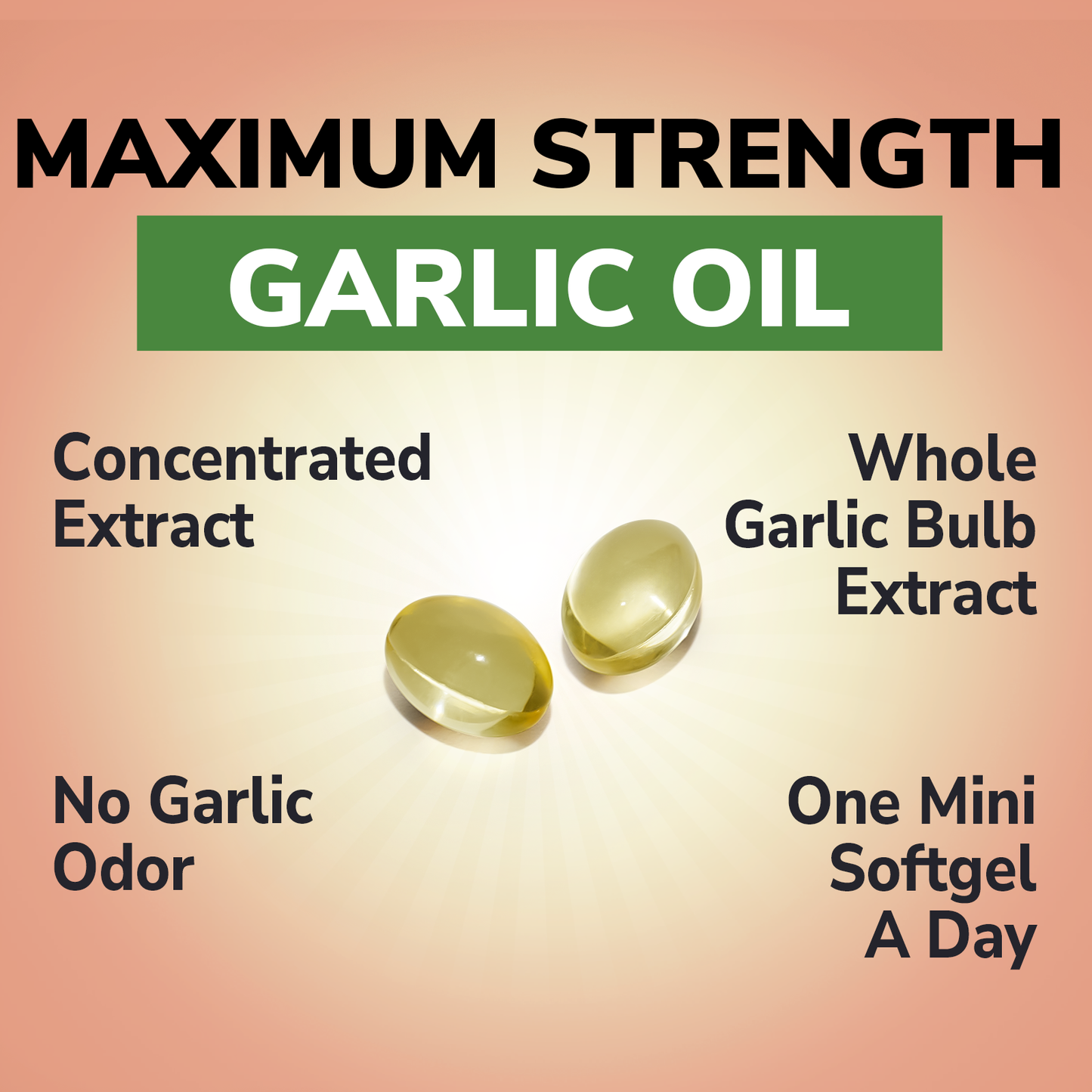Odorless Garlic Oil