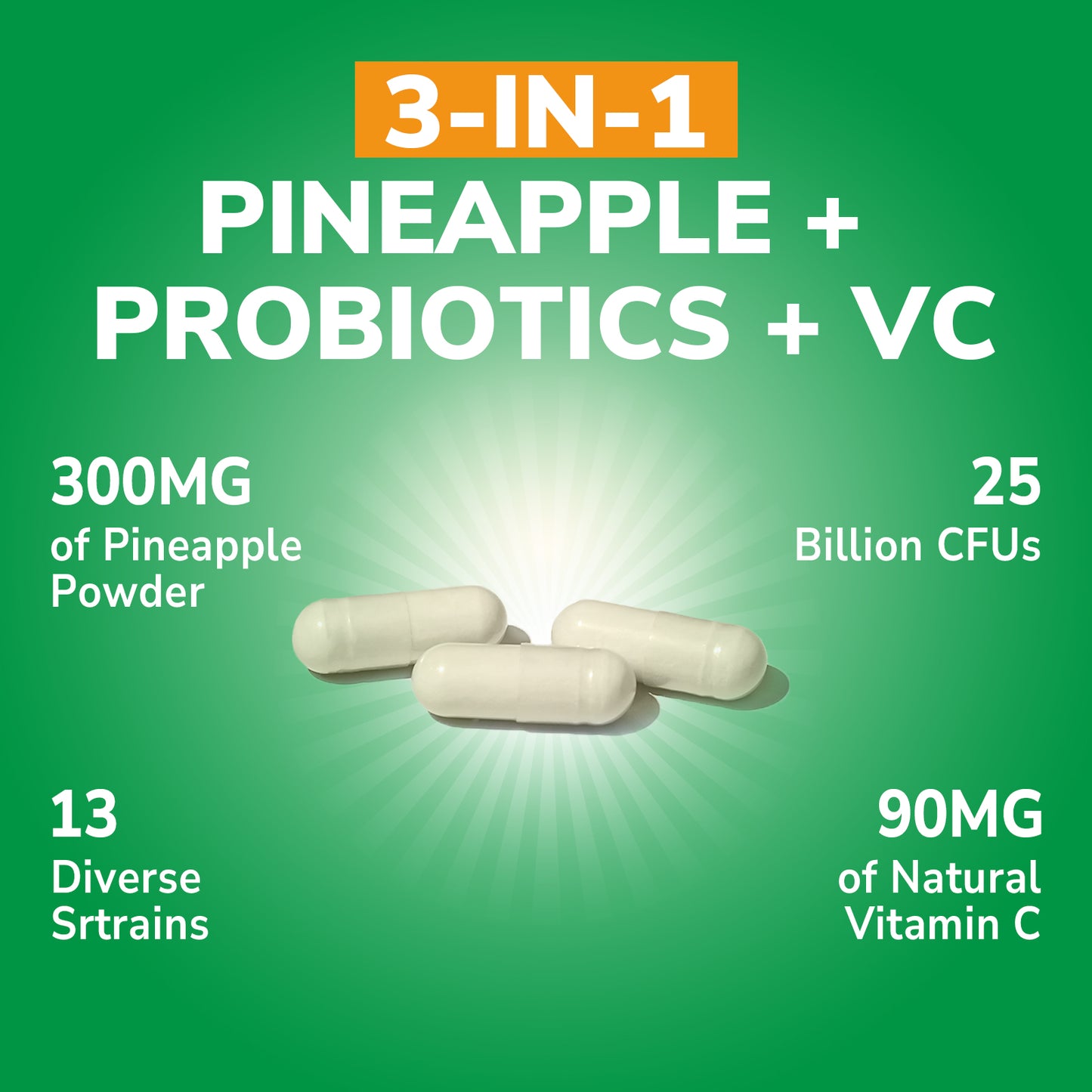Pineapple + Probiotics