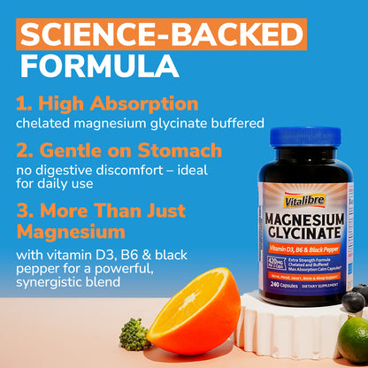 Magnesium Glycinate with D3 & B6