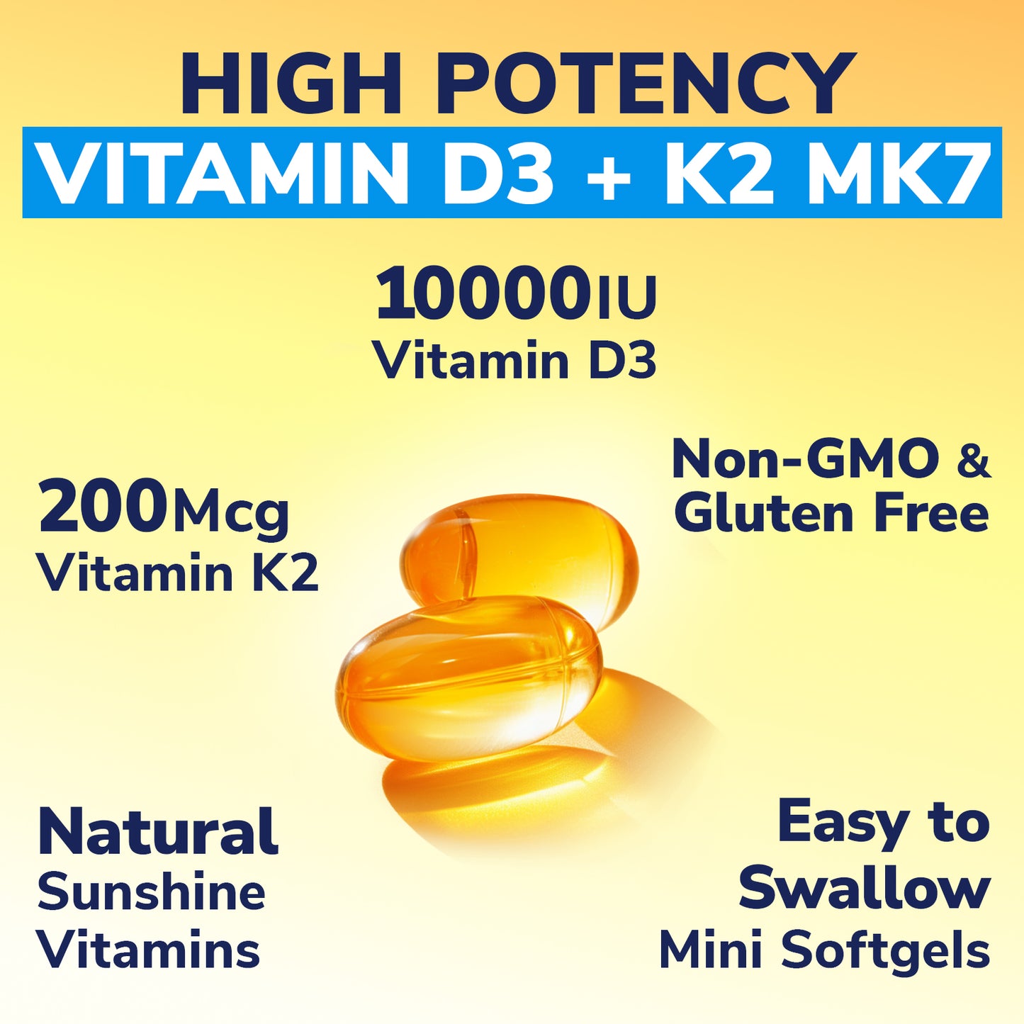 Vitamin D3 + K2