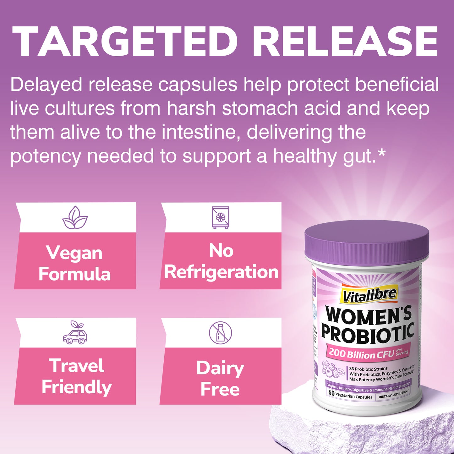 Women's Probiotics 200 Billion CFU