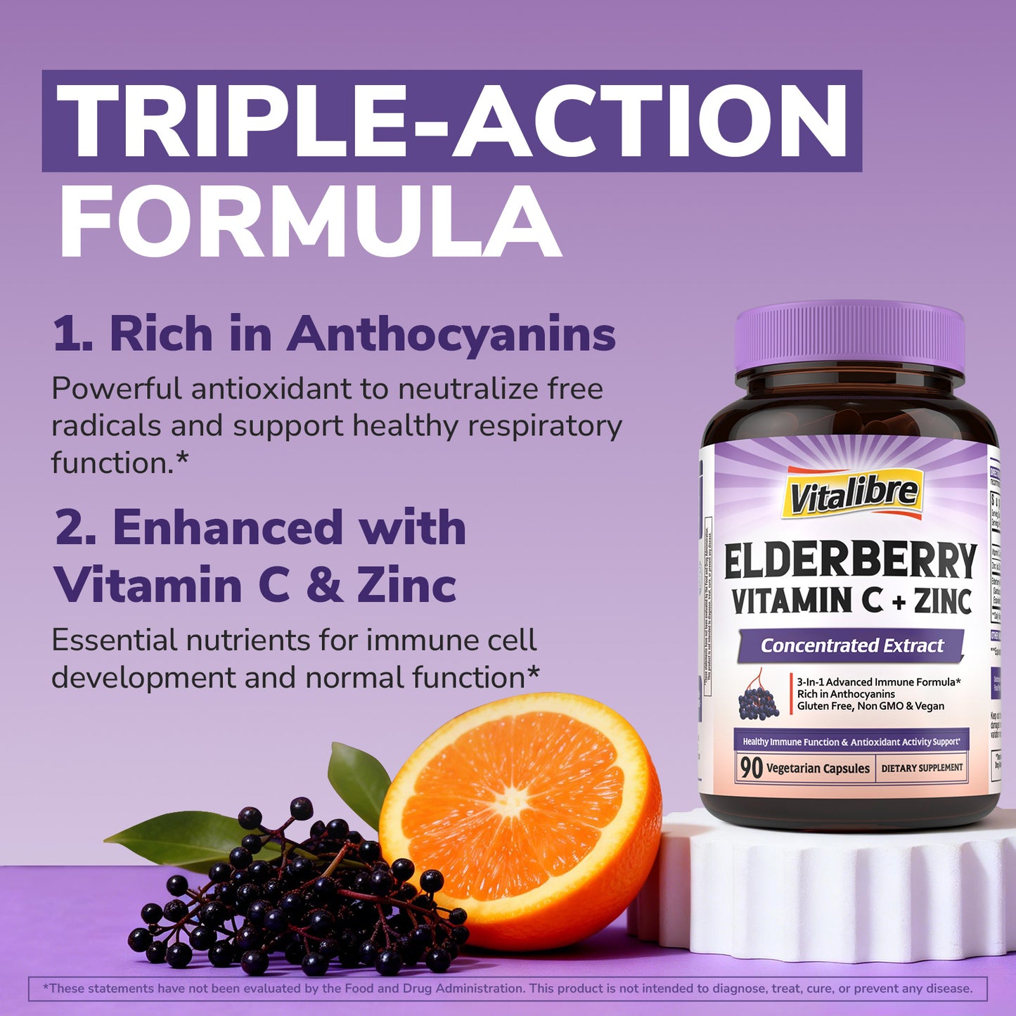 Elderberry with Vitamin C & Zinc