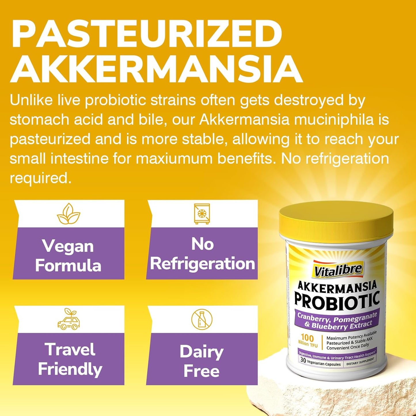 Akkermansia Probiotic 100 Billion TFU