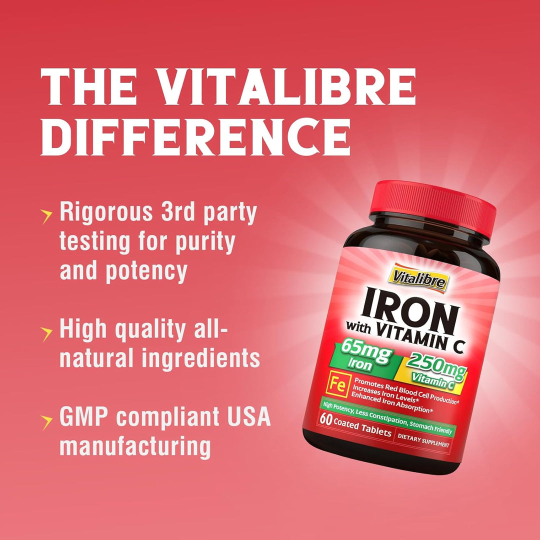 Iron Tablets Vitalibre Iron Tablets Vitalibre