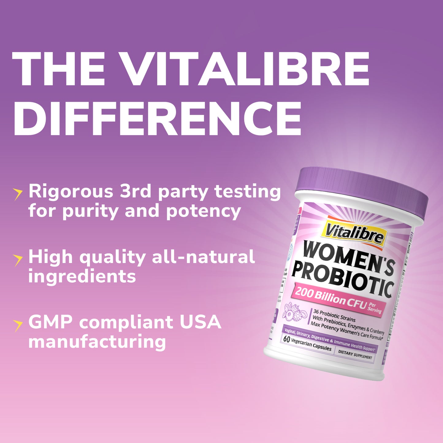 Women's Probiotics 200 Billion CFU