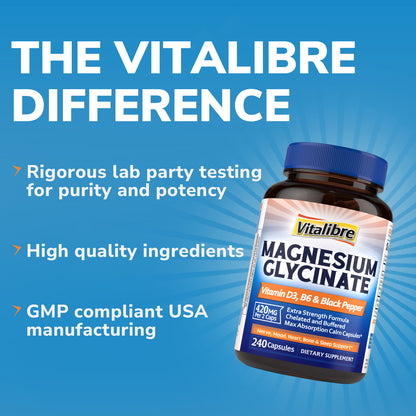 Magnesium Glycinate with D3 & B6